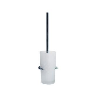 Smedbo LK333 15 in. Wall Mounted Toilet Brush and Holder in Polished Chrome from the Loft Collection